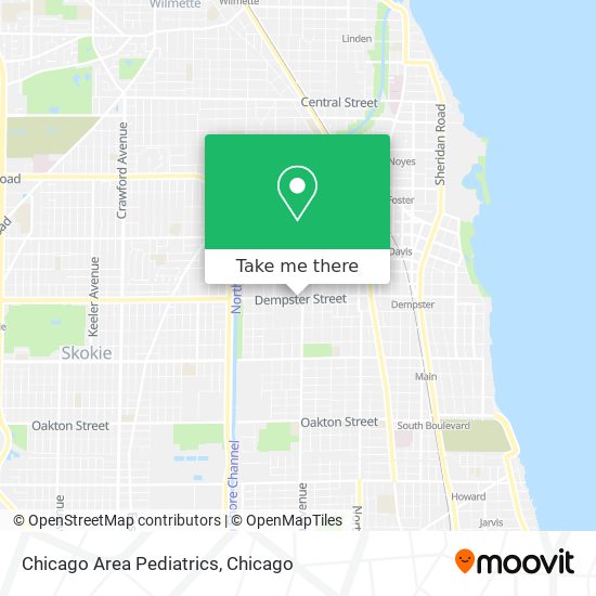 Mapa de Chicago Area Pediatrics
