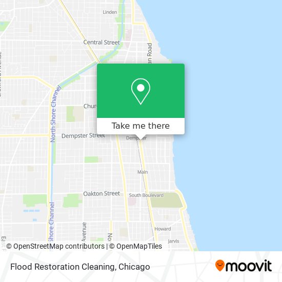 Flood Restoration Cleaning map