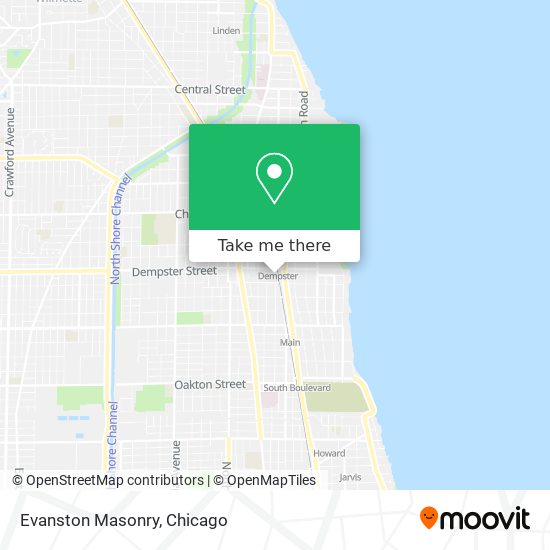 Evanston Masonry map