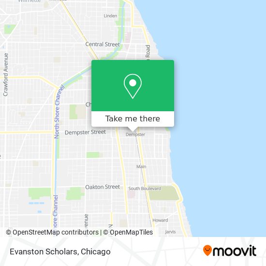 Evanston Scholars map