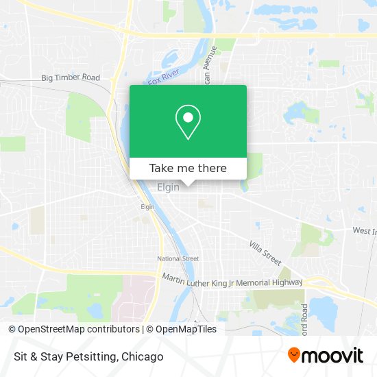 Mapa de Sit & Stay Petsitting