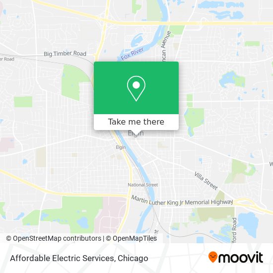 Mapa de Affordable Electric Services