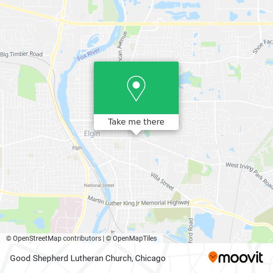 Good Shepherd Lutheran Church map