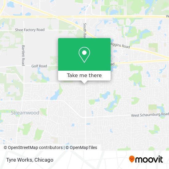 Tyre Works map