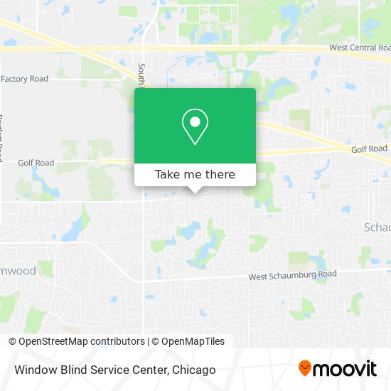 Window Blind Service Center map