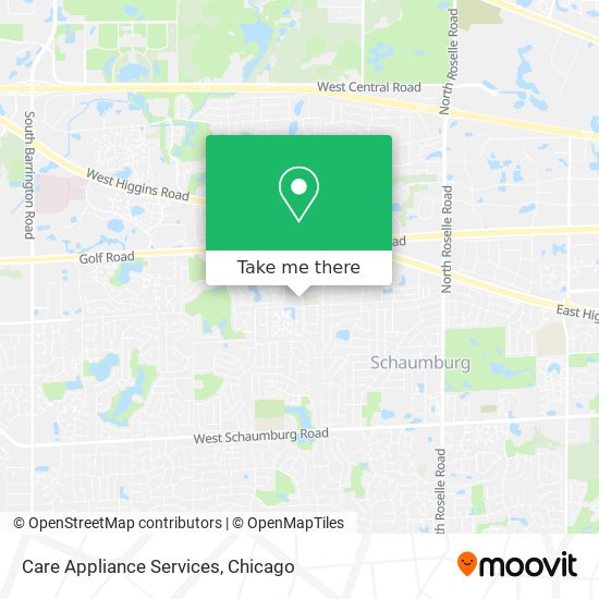 Care Appliance Services map