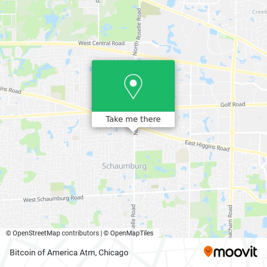 Mapa de Bitcoin of America Atm