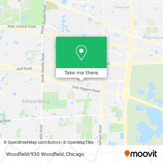 Mapa de Woodfield/930 Woodfield