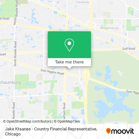 Mapa de Jake Ktsanes - Country Financial Representative