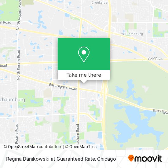 Mapa de Regina Danikowski at Guaranteed Rate