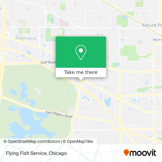 Flying Fish Service map