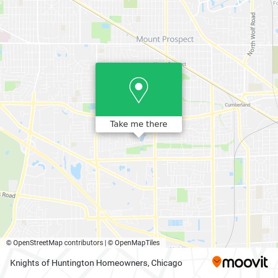 Mapa de Knights of Huntington Homeowners