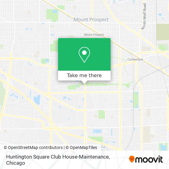 Huntington Square Club House-Maintenance map