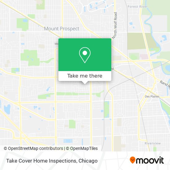 Take Cover Home Inspections map
