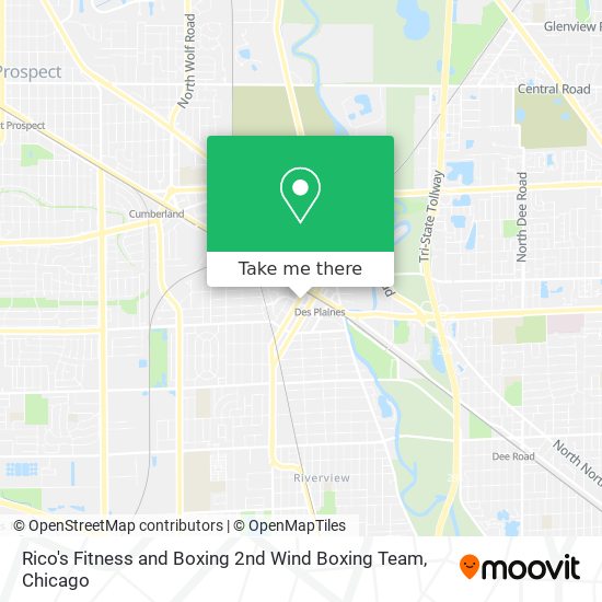 Mapa de Rico's Fitness and Boxing 2nd Wind Boxing Team