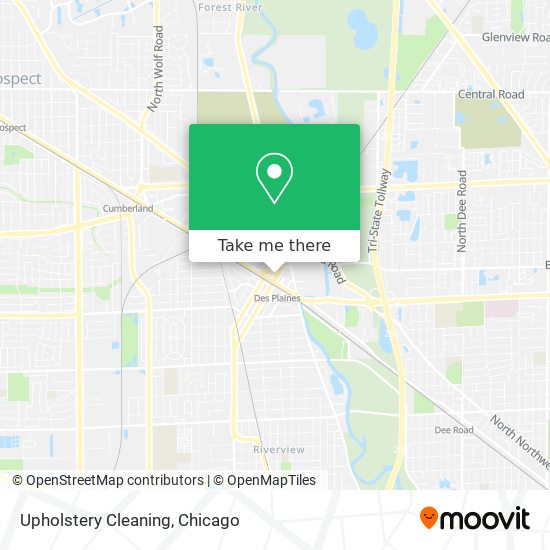 Mapa de Upholstery Cleaning