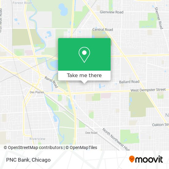 PNC Bank map