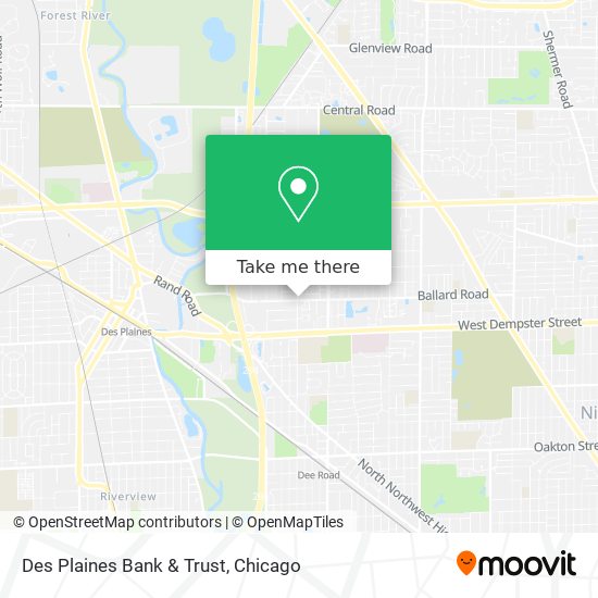 Mapa de Des Plaines Bank & Trust