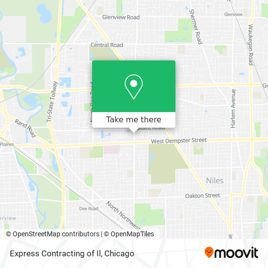 Express Contracting of Il map