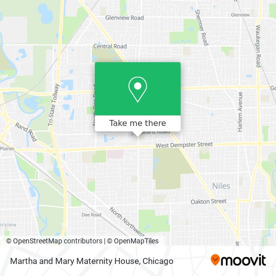 Martha and Mary Maternity House map