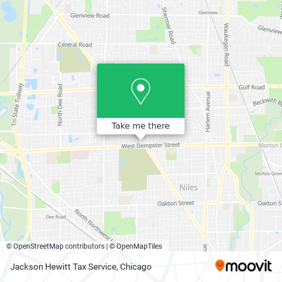 Jackson Hewitt Tax Service map