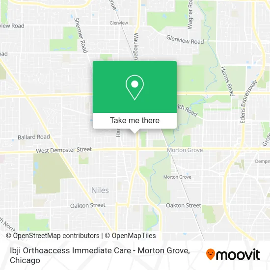 Ibji Orthoaccess Immediate Care - Morton Grove map
