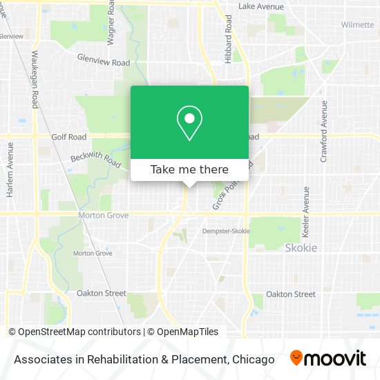 Associates in Rehabilitation & Placement map