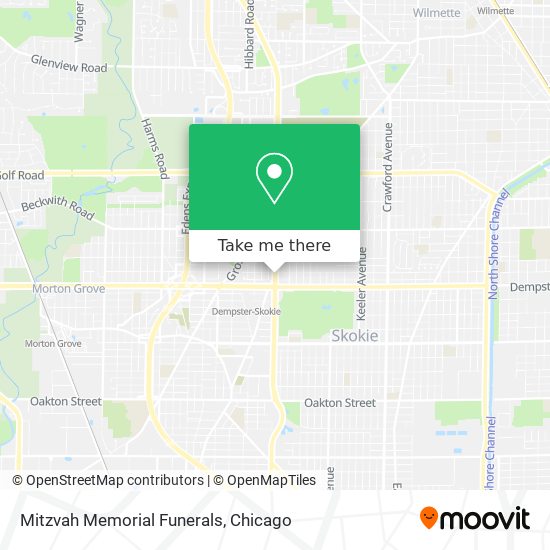Mitzvah Memorial Funerals map