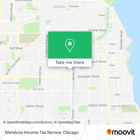 Mendoza Income Tax Service map