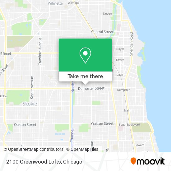 Mapa de 2100 Greenwood Lofts