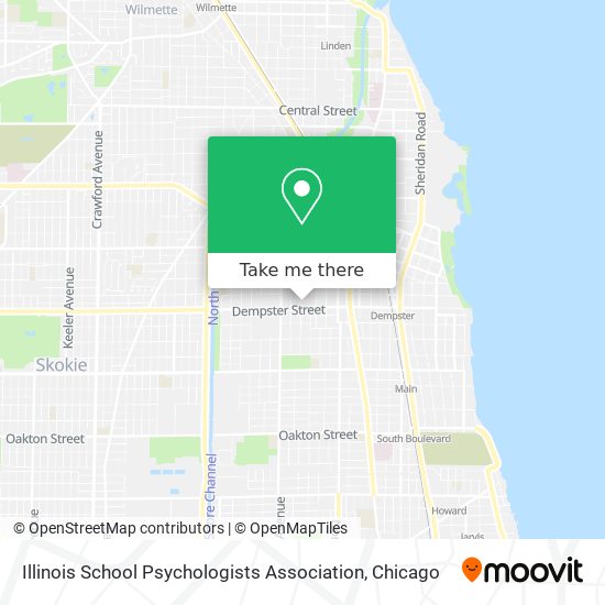 Mapa de Illinois School Psychologists Association