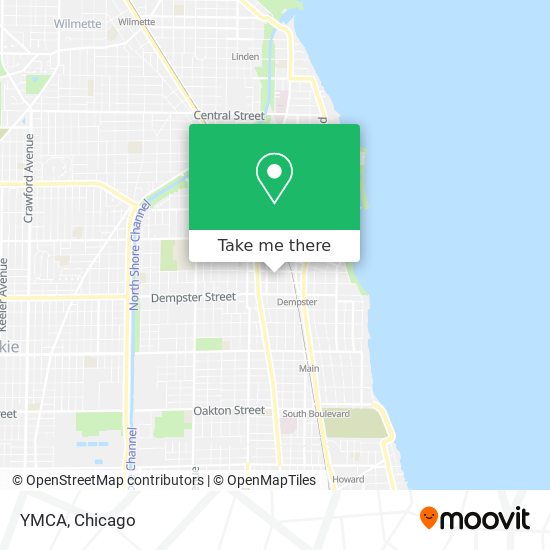 YMCA map