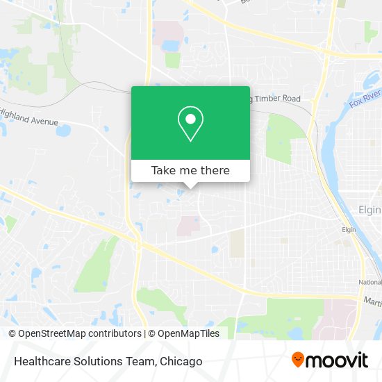 Healthcare Solutions Team map