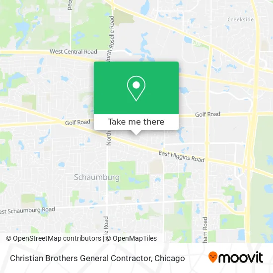 Christian Brothers General Contractor map