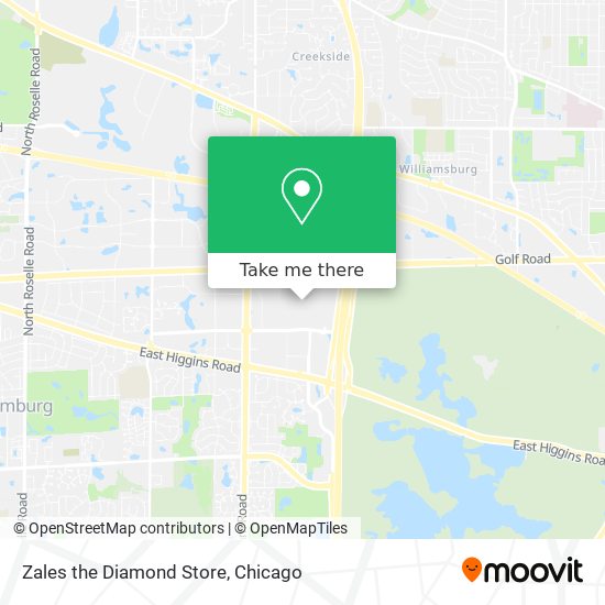 Mapa de Zales the Diamond Store