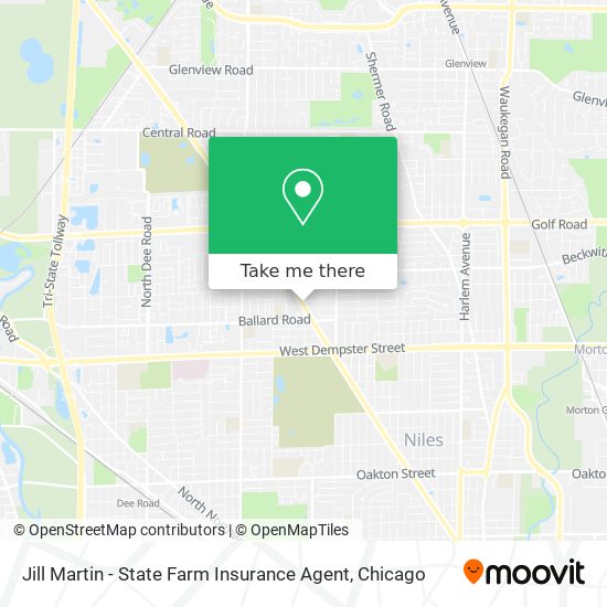 Jill Martin - State Farm Insurance Agent map