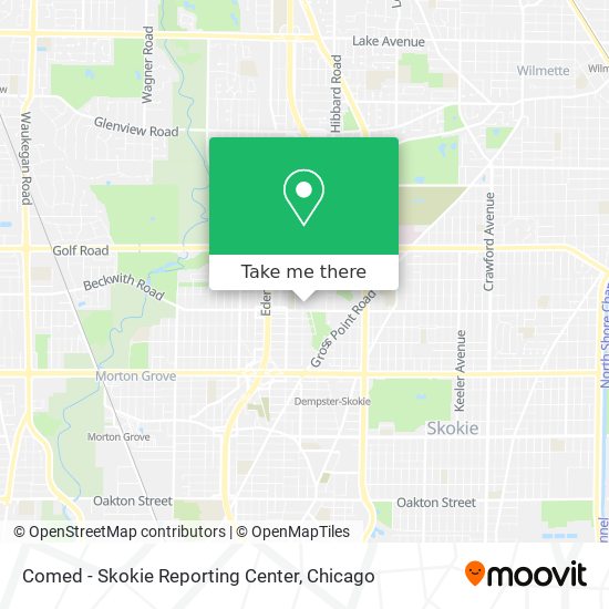 Mapa de Comed - Skokie Reporting Center