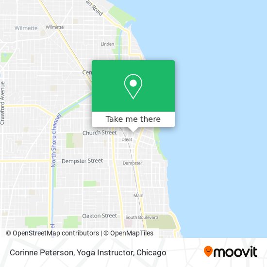 Corinne Peterson, Yoga Instructor map