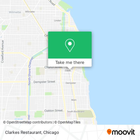 Clarkes Restaurant map