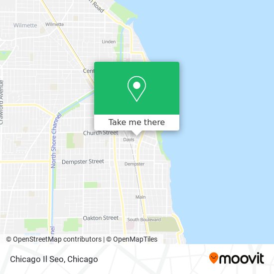 Mapa de Chicago Il Seo