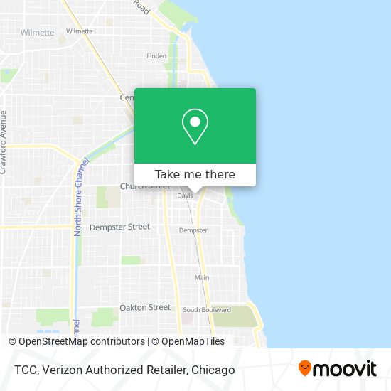 TCC, Verizon Authorized Retailer map