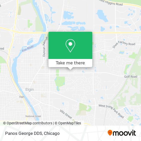 Panos George DDS map