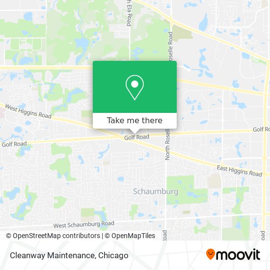 Cleanway Maintenance map