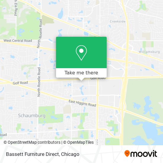Mapa de Bassett Furniture Direct