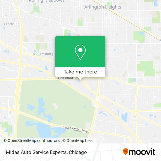 Midas Auto Service Experts map
