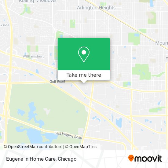 Eugene in Home Care map