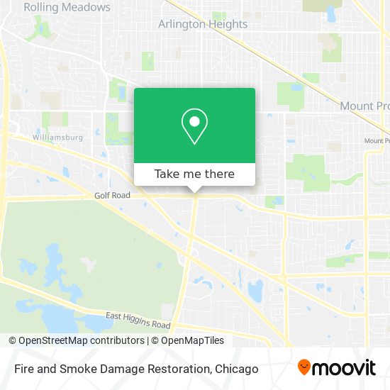 Fire and Smoke Damage Restoration map
