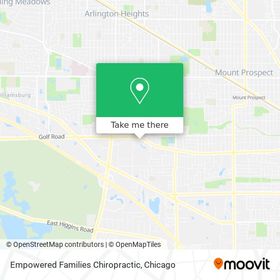 Empowered Families Chiropractic map