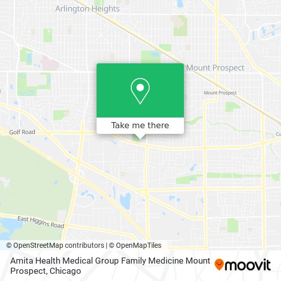 Amita Health Medical Group Family Medicine Mount Prospect map