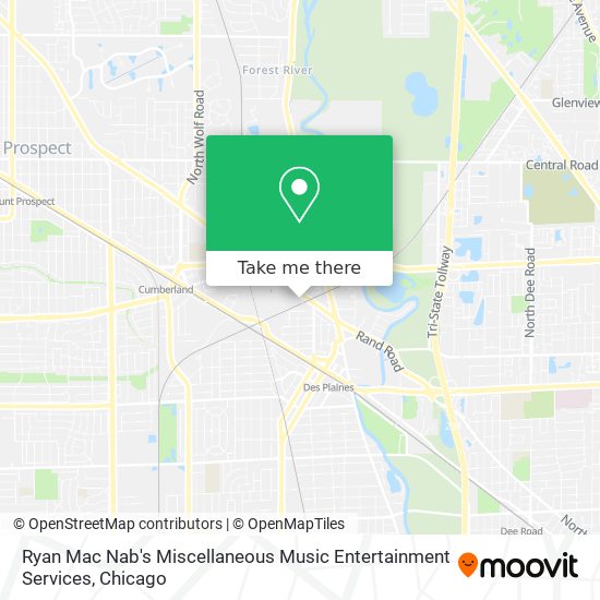 Mapa de Ryan Mac Nab's Miscellaneous Music Entertainment Services